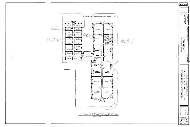 Amethyst boutique Hotel Floor Plans 1 & 2 as proposed